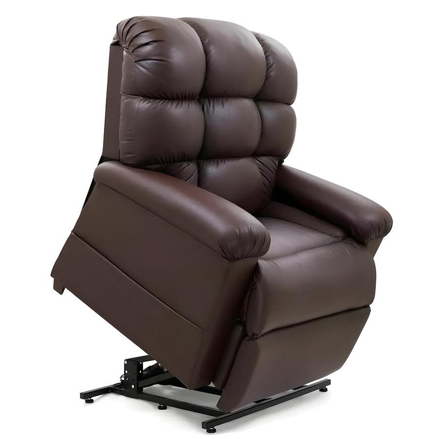 UltraComfort UC556-M26 Vega Medium/Wide Size 2 Zone Zero Gravity Lift Chair in Sinda fabric Umber Color from Wish Rock Relaxation