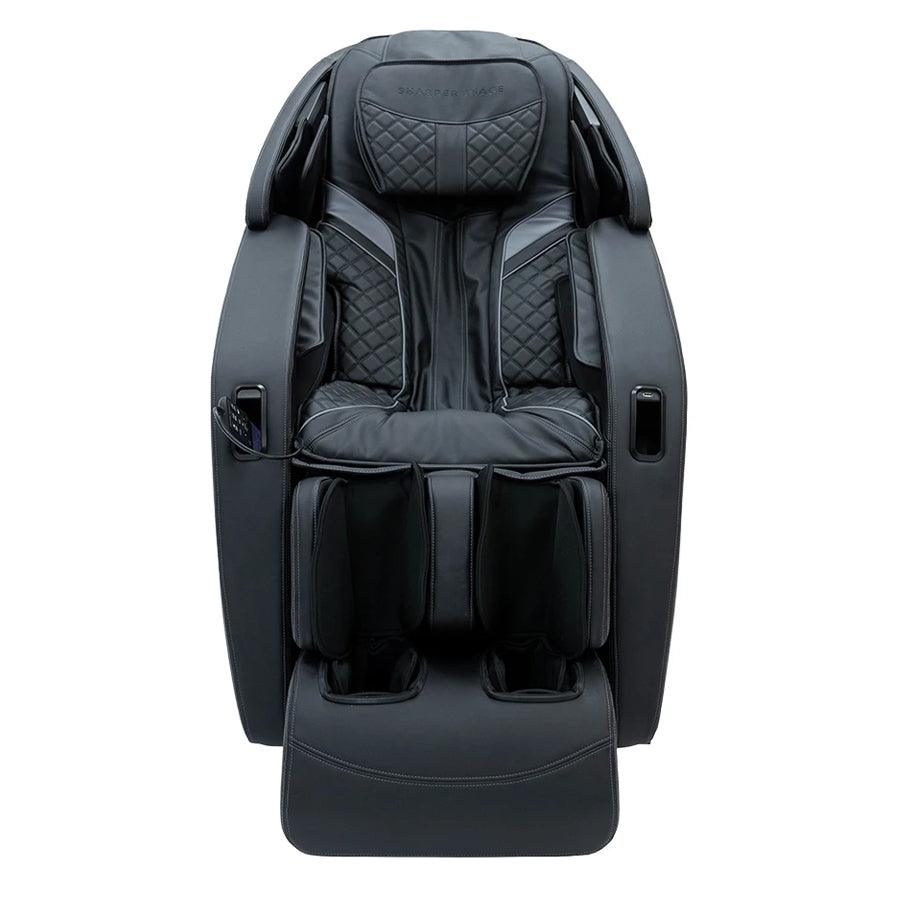 Sharper Image Axis™ 4D Massage Chair in Black Color front view