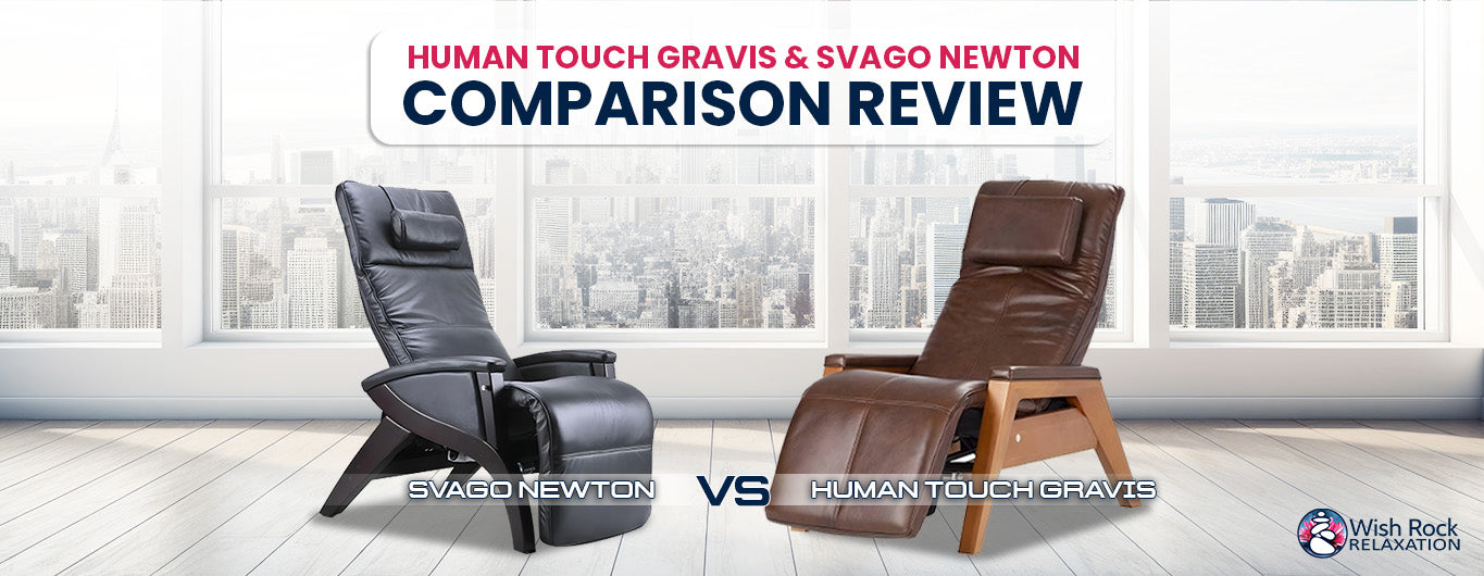 Human Touch Gravis vs. Svago Newton hero banner