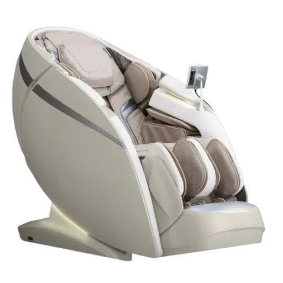 Osaki OS-Pro DuoMax 4D+ Massage Chair in Taupe Color.
