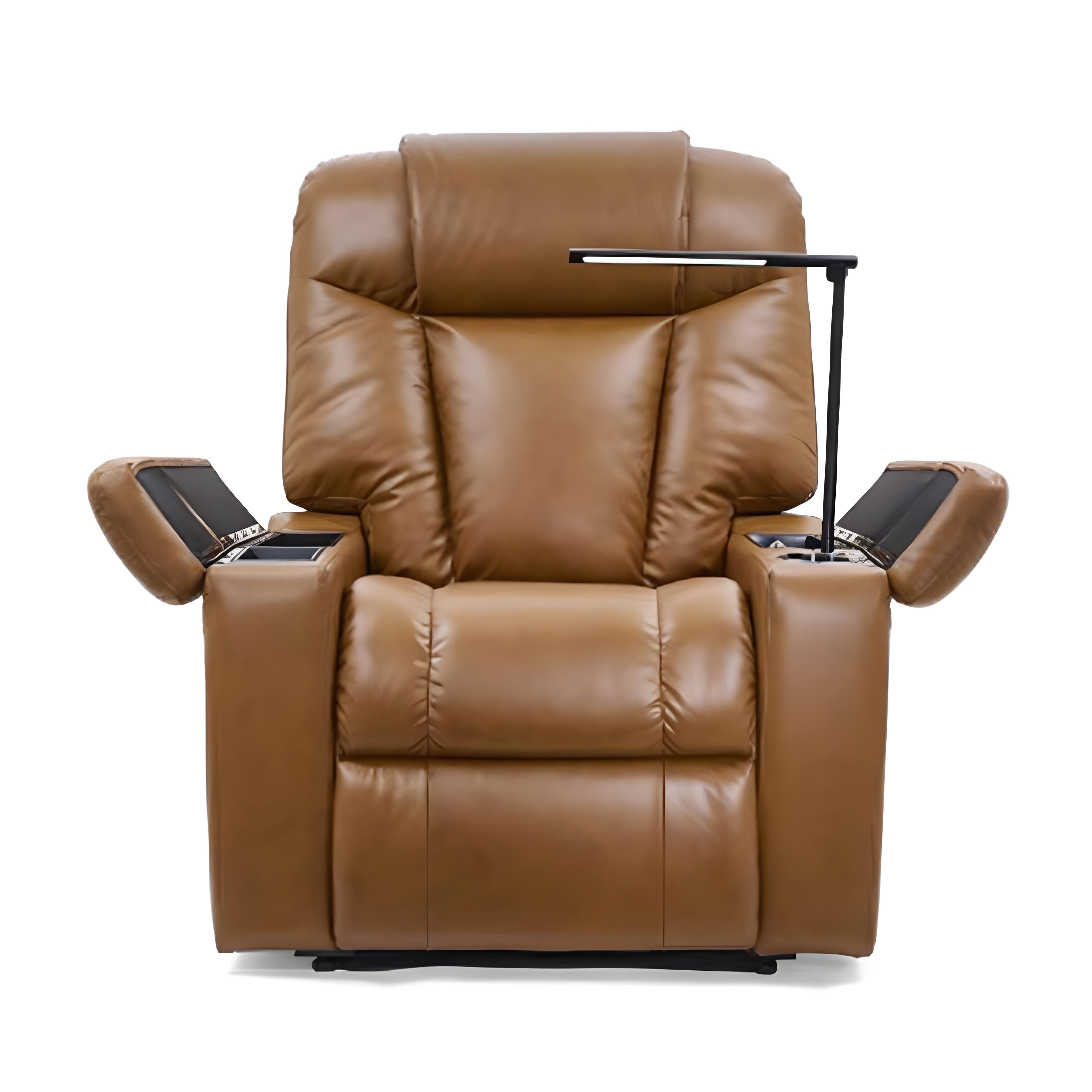 UltraComfort UC472 Rhodes 4 Zone Power Lift Chair Recliner in Sinda Fabric Sparrow