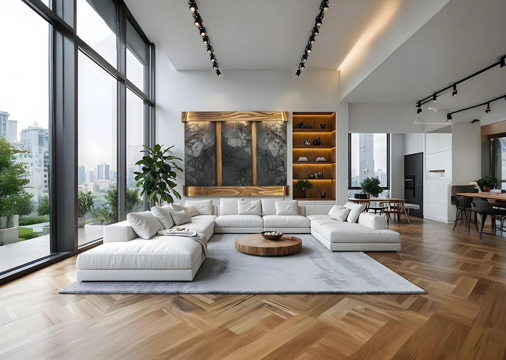 Adagio Deep Creek Falls Wall Water Fountain - Lifestyle