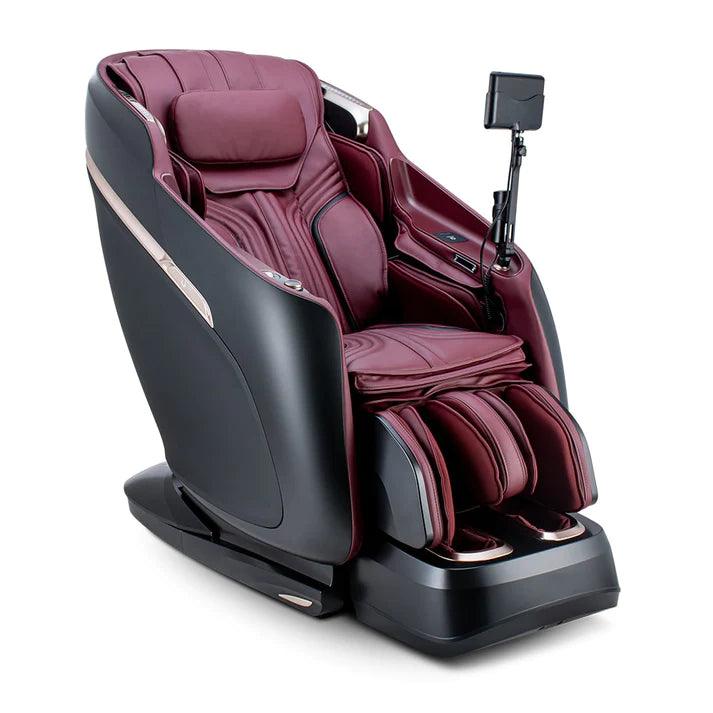 Ogawa Master Drive DUO 4D+3D Massage Chair (OG-8900) in Burgundy/Black color from Wish Rock Relaxation