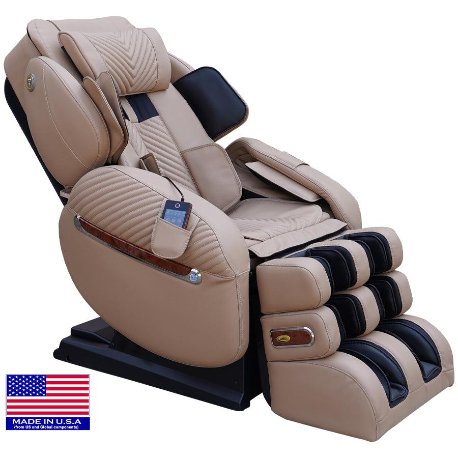 Luraco i9 Max Plus Special Edition Massage Chair in Cream Color