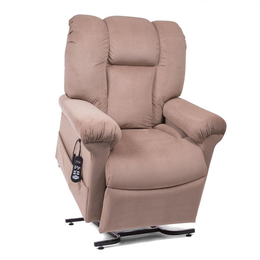 UltraComfort UC562 Artemis Eclipse 5 Zone Zero Gravity Power Lift Chair in Almond / cloth