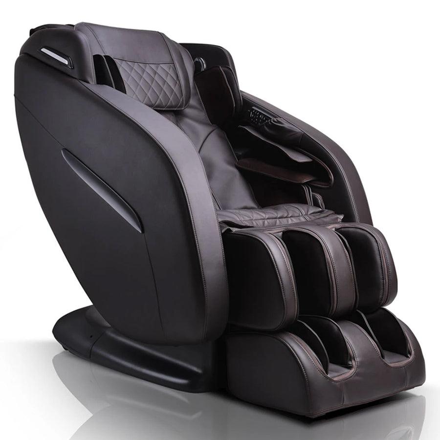 Ergotec ET-210 Saturn Massage Chair in espresso color, side view highlighting ergonomic design and features - Wish Rock Relaxation