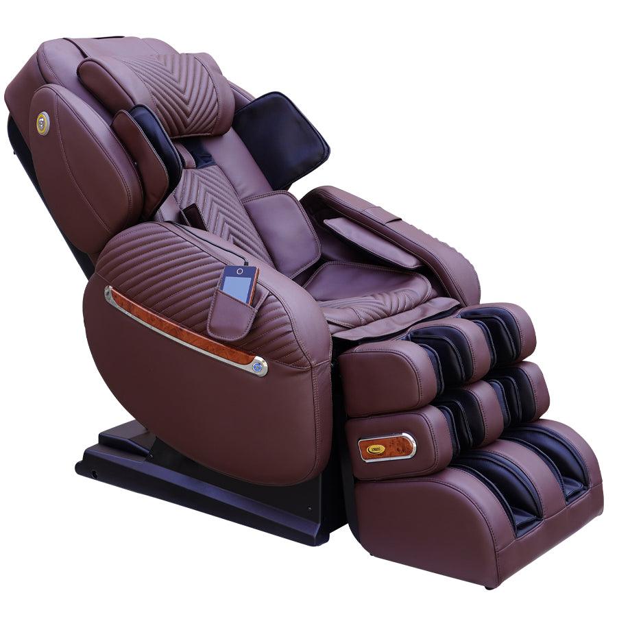 Luraco i9 Max Billionaire Edition Massage Chair in Chocolate Brown Color