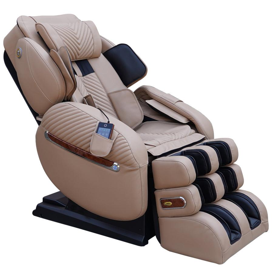 Luraco i9 Max Billionaire Edition Massage Chair in Cream Color