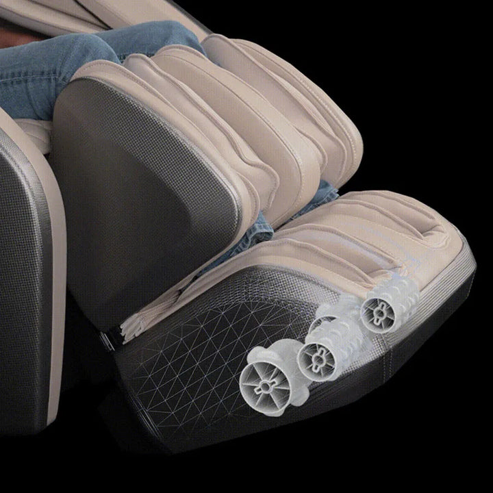 Kyota Hatsumei M900 4D AI Massage Chair - Double Roller Foot Reflexology
