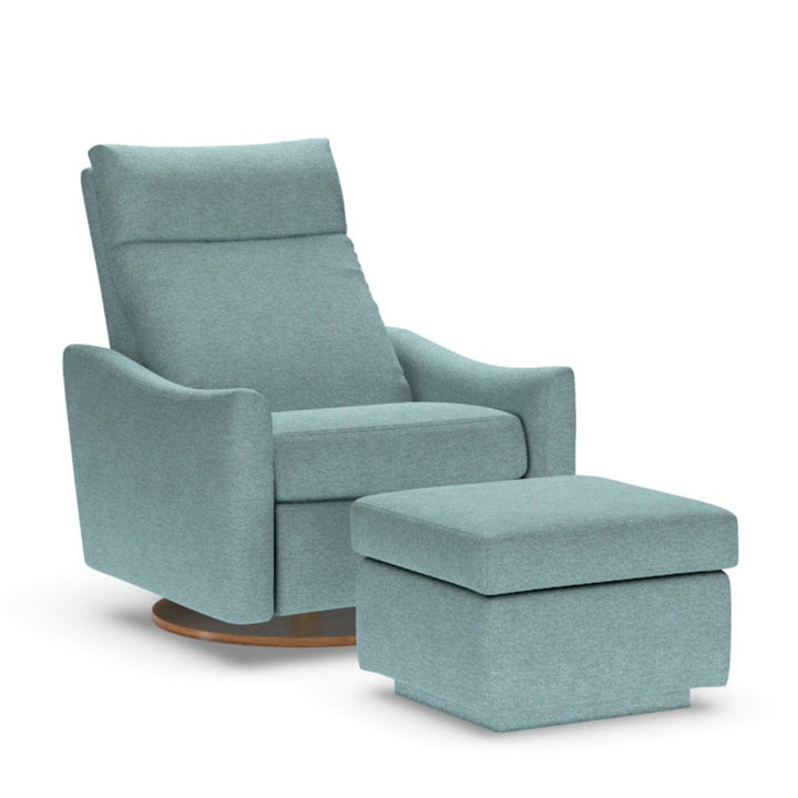 American Leather Ontario Comfort Air Zero Gravity Recliner with Ottoman in Fabric Tier V Toray Ultrasuede Opalene
from Wish Rock Relaxation