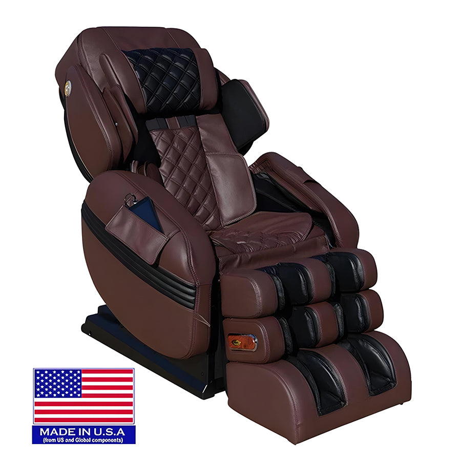 Luraco Model 3 Hybrid SL Medical Massage Chair - Chocolate Brown