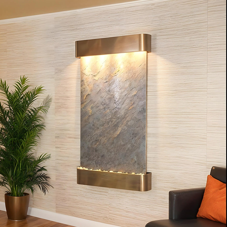 Adagio Summit Falls Wall Water Fountain - Lifestyle