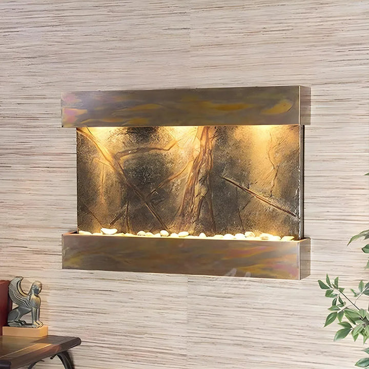 Adagio Reflection Creek Wall Water Fountain - Lifestyle