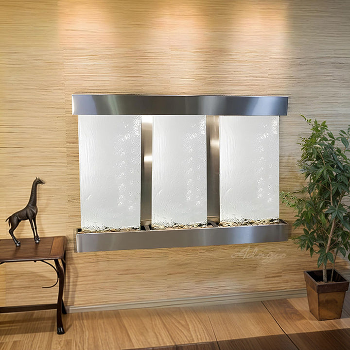 Adagio Olympus Falls Wall Water Fountain - Lifestyle 