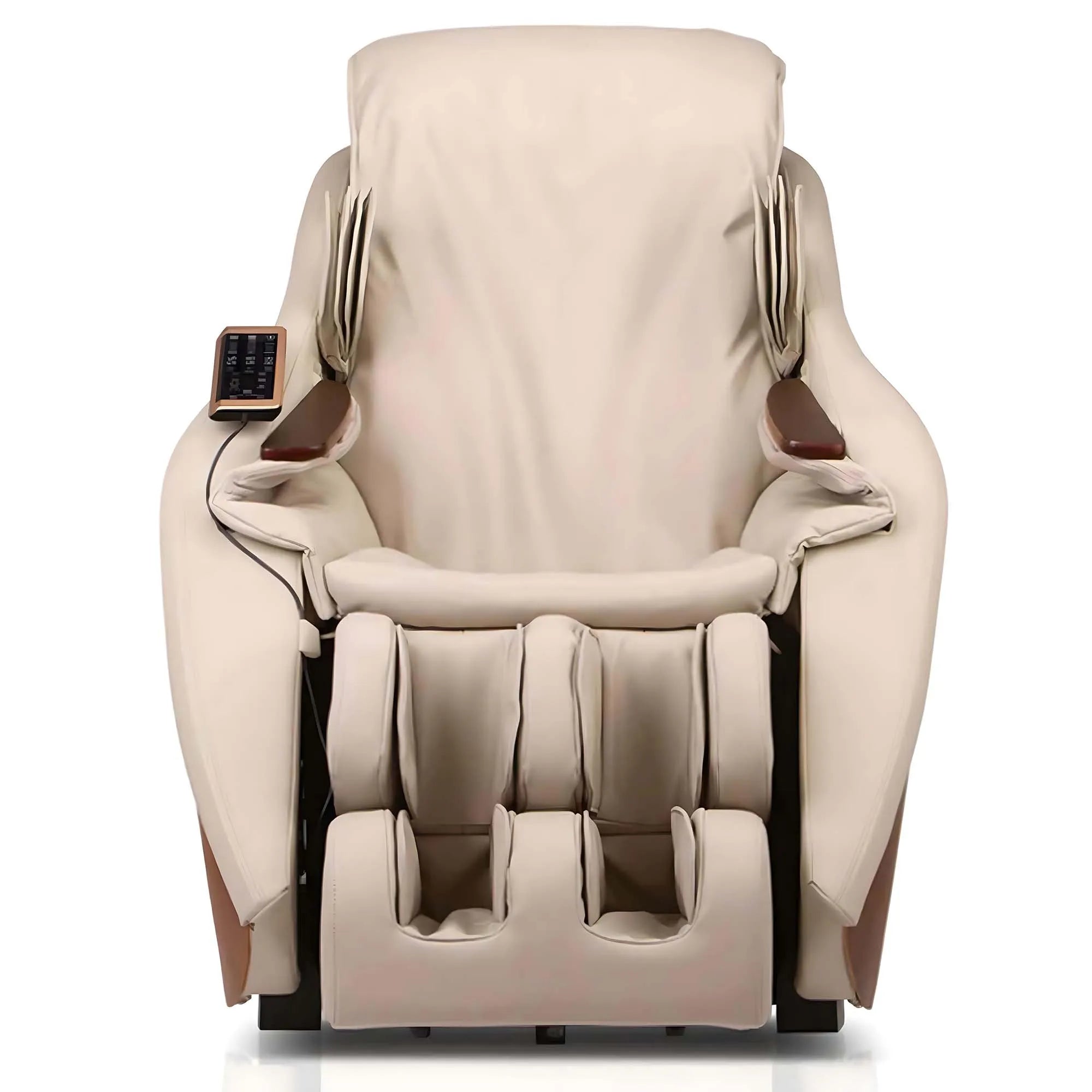 D.Core Stratus-JP Massage Chair - Cream color front view