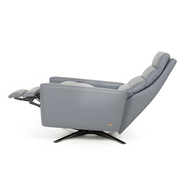 American Leather Comfort Air Cirrus Echo Zero Gravity Recliner - Side View Reclined