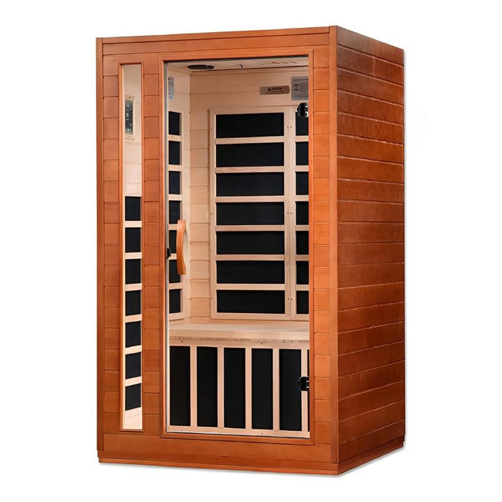 Cardoba 2 Person Ultra Low EMF FAR Infrared Sauna - Canadian Hemlock - Wish Rock Relaxation