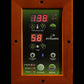 Dynamic San Marino 2-Person Low EMF FAR Infrared Sauna - Canadian Hemlock - Control Panel