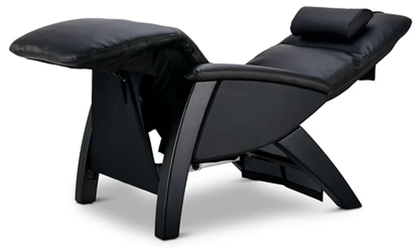 Svago Lite 2 (SV-210) Zero Gravity Recliner Chair in Black Color showcasing Zero Gravity position where the feet is positioned higher than the chest to help with proper circulation.