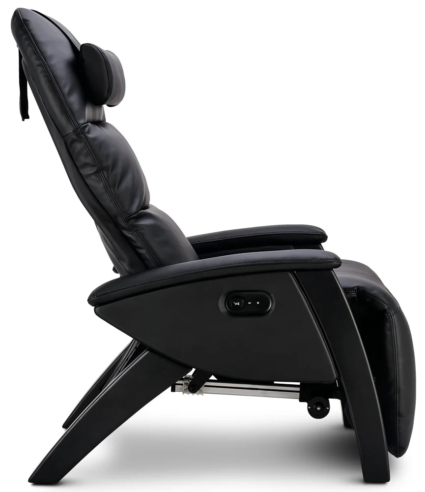 Svago Lite 2 (SV-210) Zero Gravity Recliner Chair in Black Color side profile view