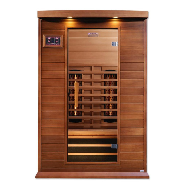 Maxxus 2-Person Full Spectrum Infrared Sauna - Canadian Red Cedar - Wish Rock Relaxation