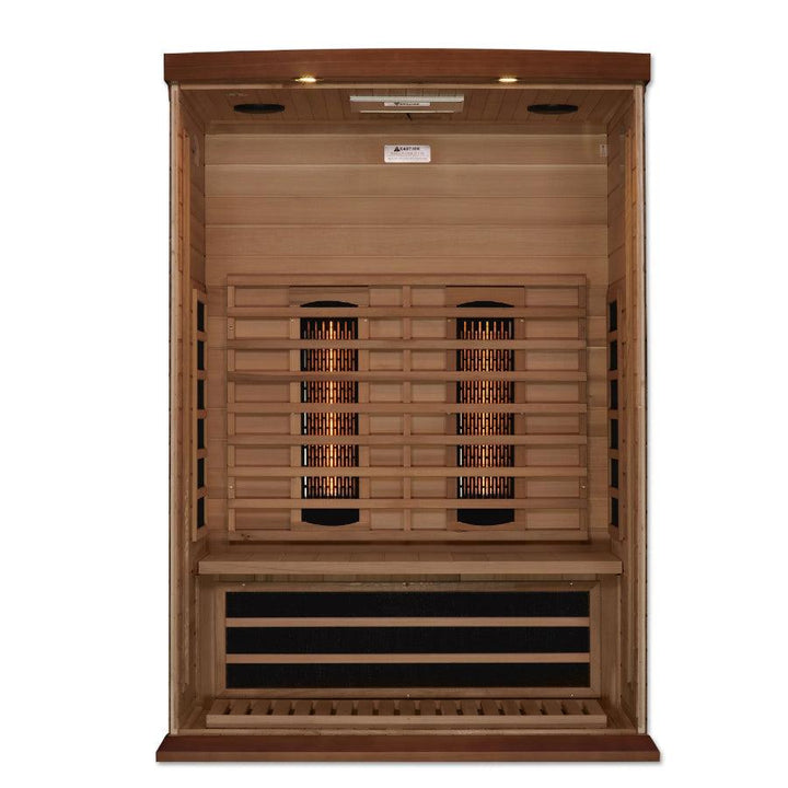 Maxxus 2-Person Full Spectrum Infrared Sauna - Canadian Red Cedar - Wish Rock Relaxation