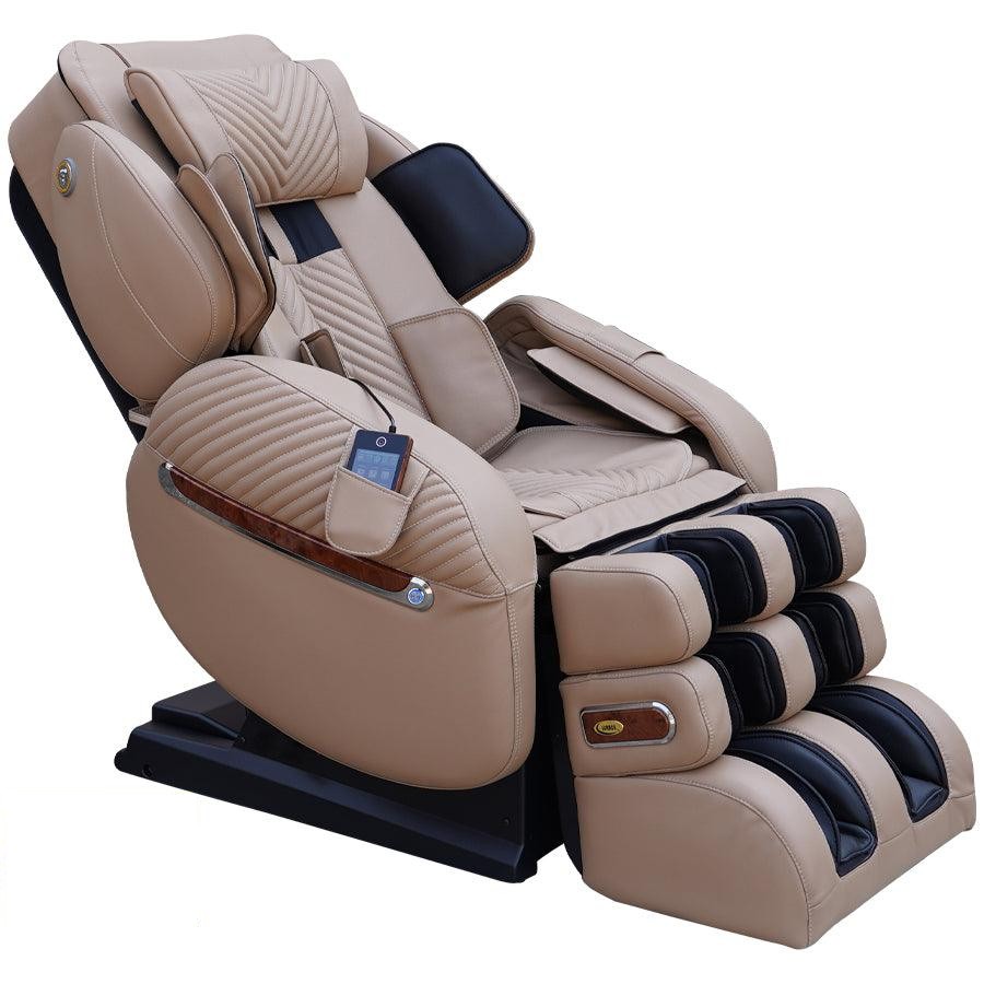 Luraco i9 Max Plus Special Edition Massage Chair in Cream Color