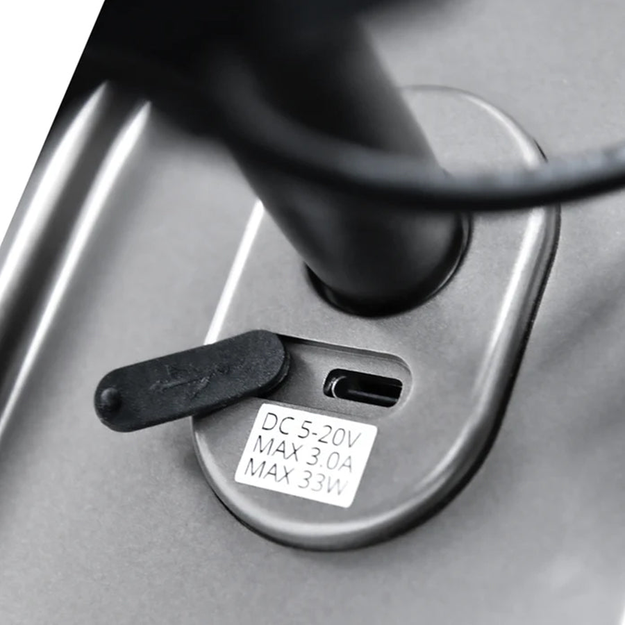 Titan TP-Epic 4D Massage Chair USB-C port with labeled voltage for fast device charging from Wish Rock Relaxation.