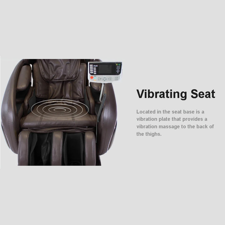 Osaki OS-4000T Massage Chair vibrating seat of the providing thigh relaxation, from Wish Rock Relaxation