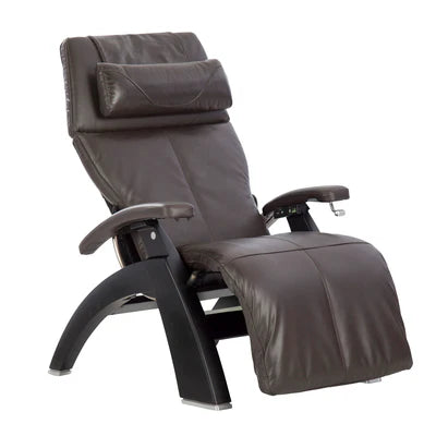 Human Touch Perfect Chair PC-420 Classic Manual Plus in matte black / espresso premium leather padset 