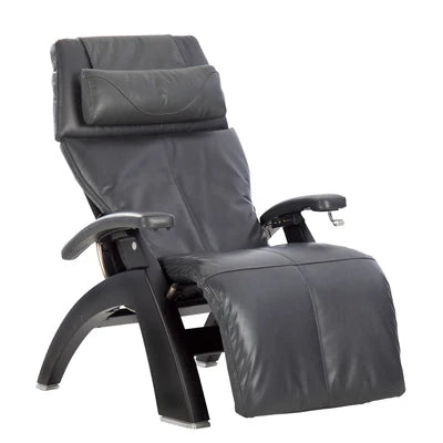 Human Touch Perfect Chair PC-420 Classic Manual Plus in matte black/grey premium leather padset 