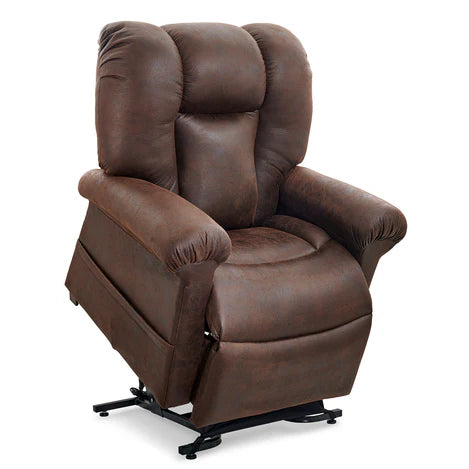UltraComfort UC520-M Sol Medium Large 2 Zone (375#) Zero Gravity Lift Chair in JZ Fabric Bourbon from Wish Rock Relaxation