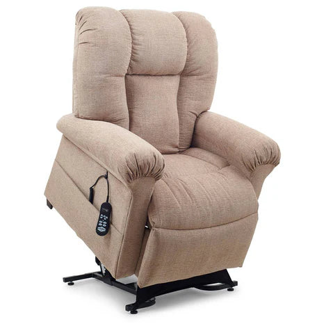 UltraComfort UC520-M Sol Medium Large 2 Zone (375#) Zero Gravity Lift Chair in Easy Living Fabric Sandstorm