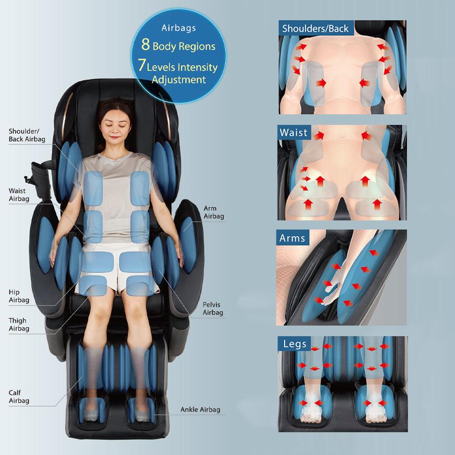 Synca Wellness JP3000 5D AI Massage Chair - Wish Rock Relaxation