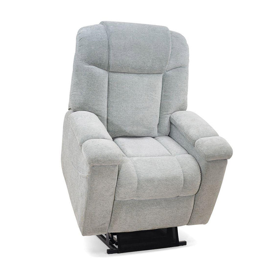 UltraComfort™ UC477 Venice Large 5-Zone Power Lift Chair in slate displayed at a front angle.