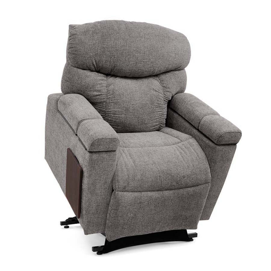 UltraComfort™ UC566 Maya Large 4-Zone Power Lift Chair in asher with plush upholstery and padded arms.