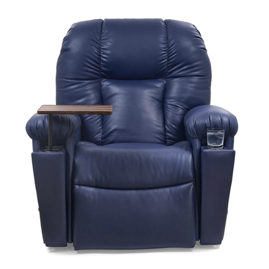 UltraComfort Artemis II lift chair in night navy ultraplush Brisa fabric