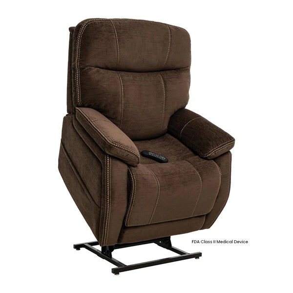 Mega Motion Lay-Flat MM-3710 Infinite Position Lift Chair with 3 Zone Heat System in Mink color from Wish Rock Relaxation