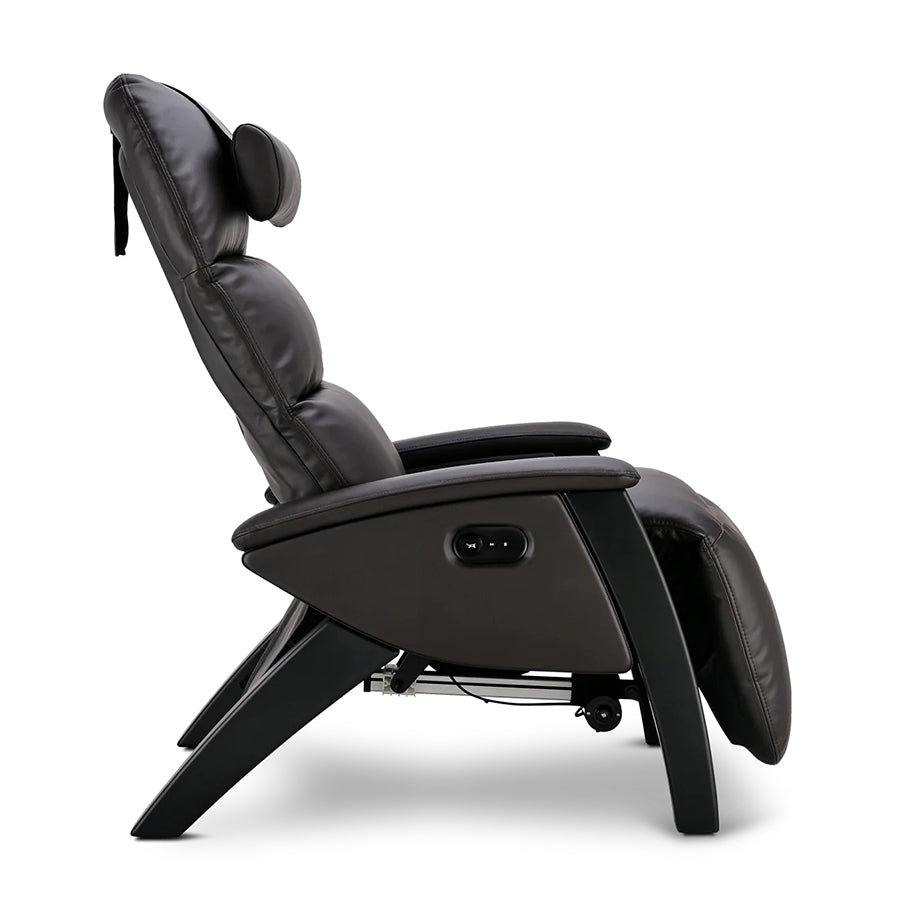 Svago Lite 2 (SV-210) Zero Gravity Recliner Chair in Brown Color side profile view from Wish Rock Relaxation