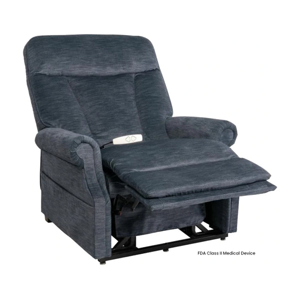 Mega Motion Bariatric MM-7305 Lift Chair in Midnight color from Wish Rock Relaxation