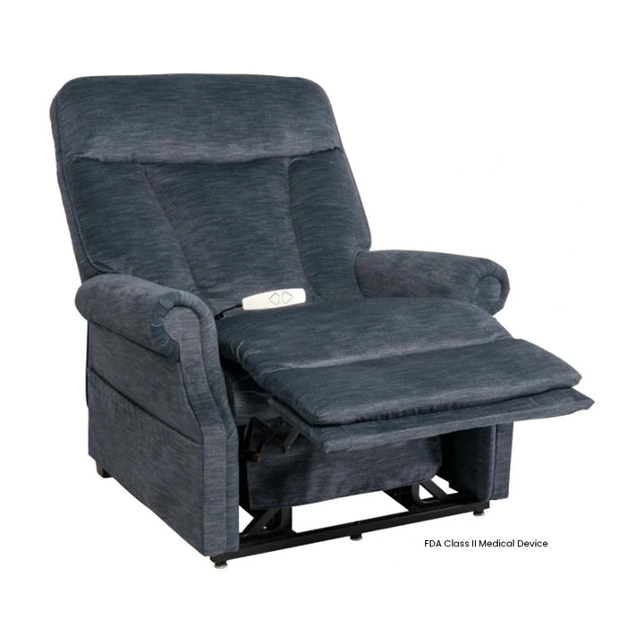 Mega Motion Bariatric MM-7305 Lift Chair in Midnight color from Wish Rock Relaxation