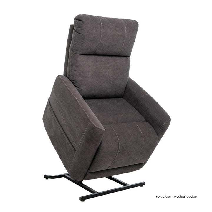 Mega Motion MM-3615 Trio Invigorate 3 Position Lift Chair in Grey color lift position