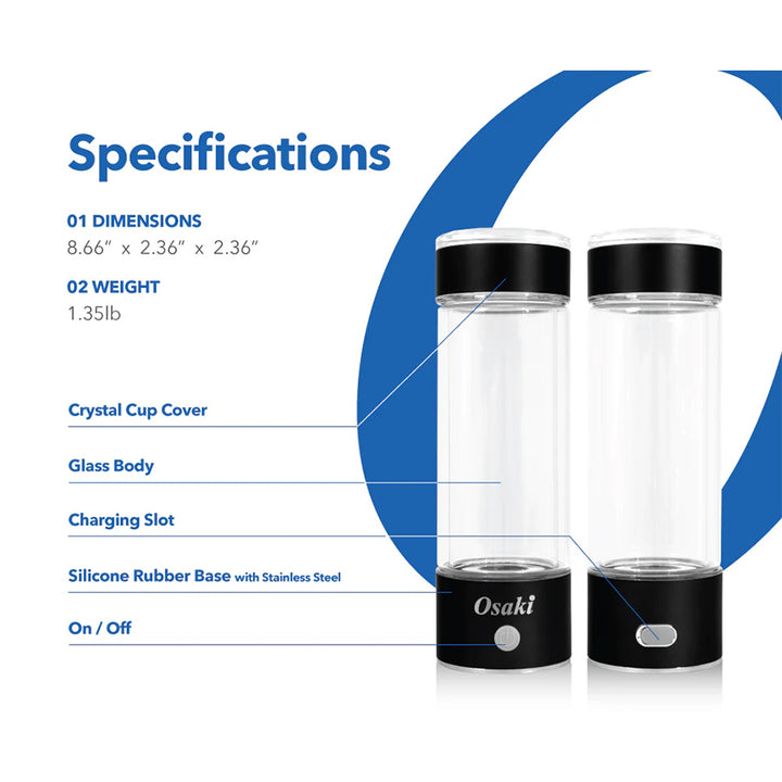 Osaki O Hydrogen Water - Specifications