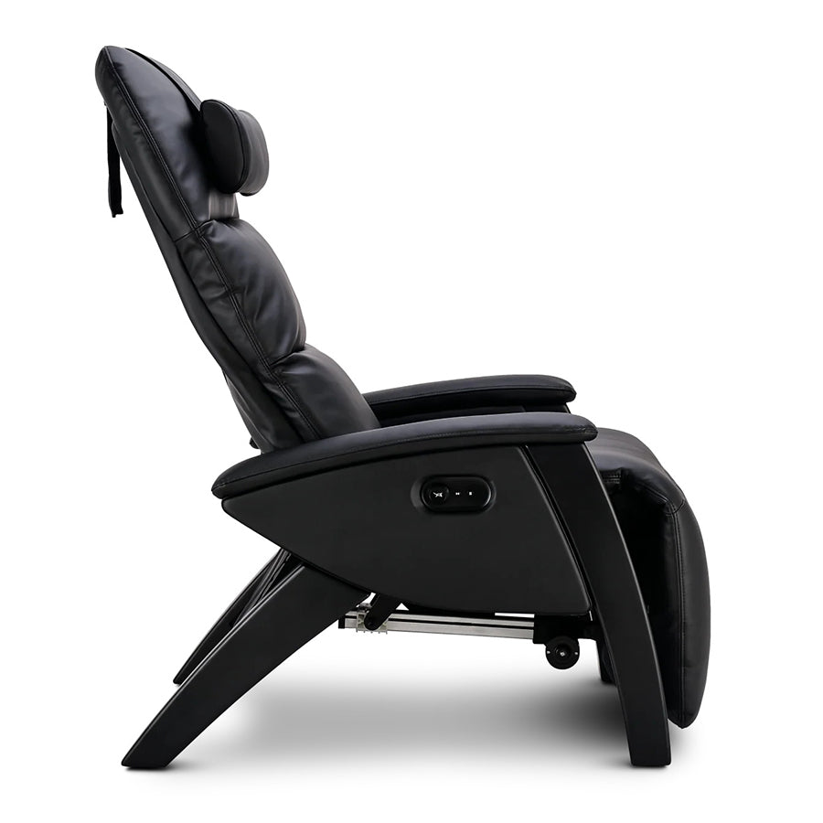 Svago Lite 2 (SV-210) Zero Gravity Recliner Chair in Black Color side profile view from Wish Rock Relaxation