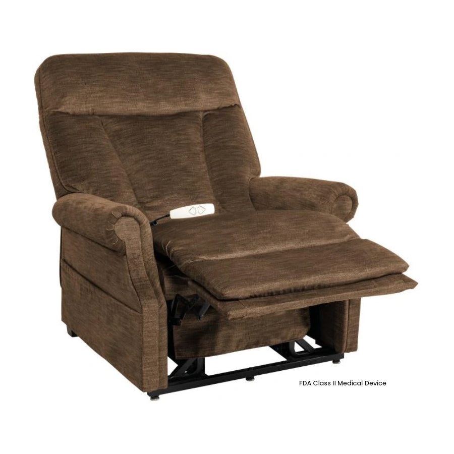 Mega Motion Bariatric MM-7305 Lift Chair in Java color from Wish Rock Relaxation