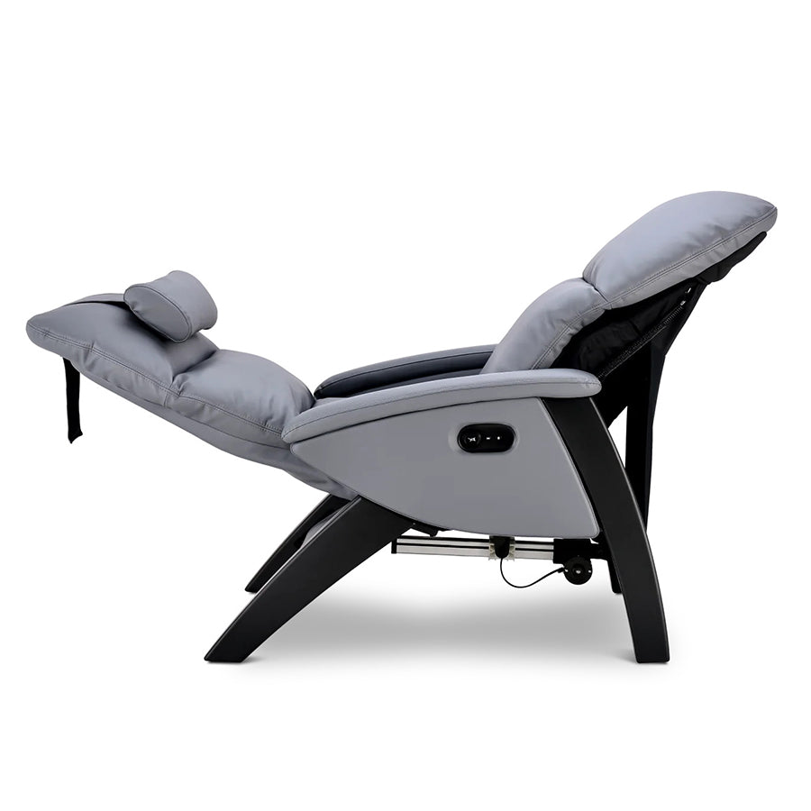 Svago Lite 2 (SV-210) Zero Gravity Recliner Chair in Gray Color showcasing Zero Gravity position which helps alleviate pressure on the spine.