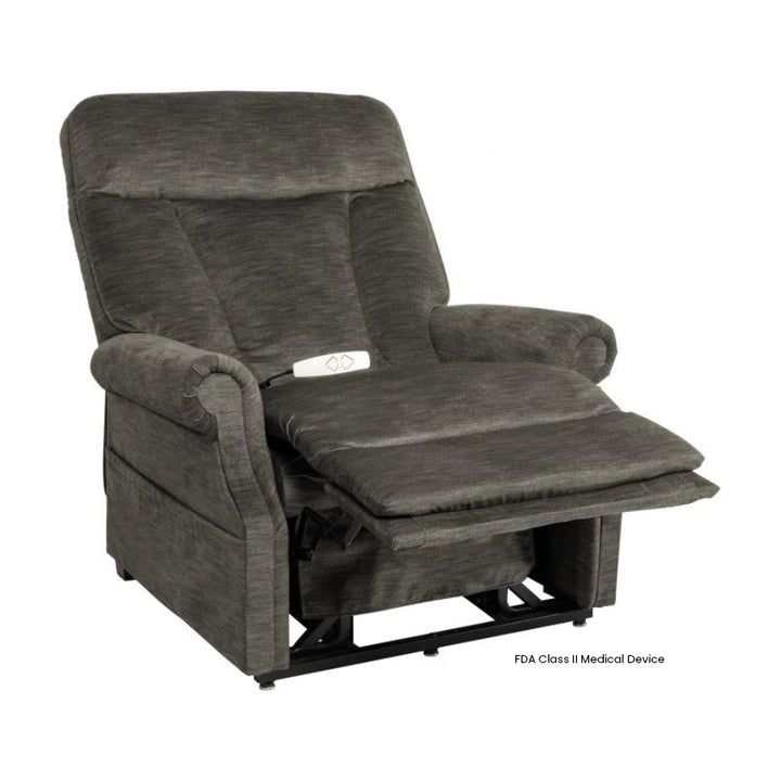 Mega Motion Bariatric MM-7305 Lift Chair in Pewter color from Wish Rock Relaxation