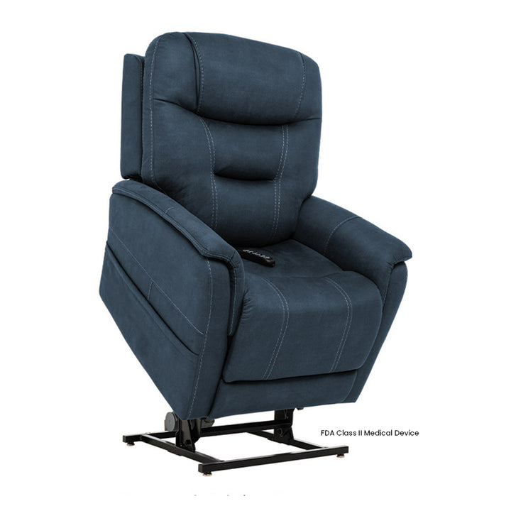 Mega Motion MM-3730 Stonewash Large Infinite Position Lift Chair in Ocean color