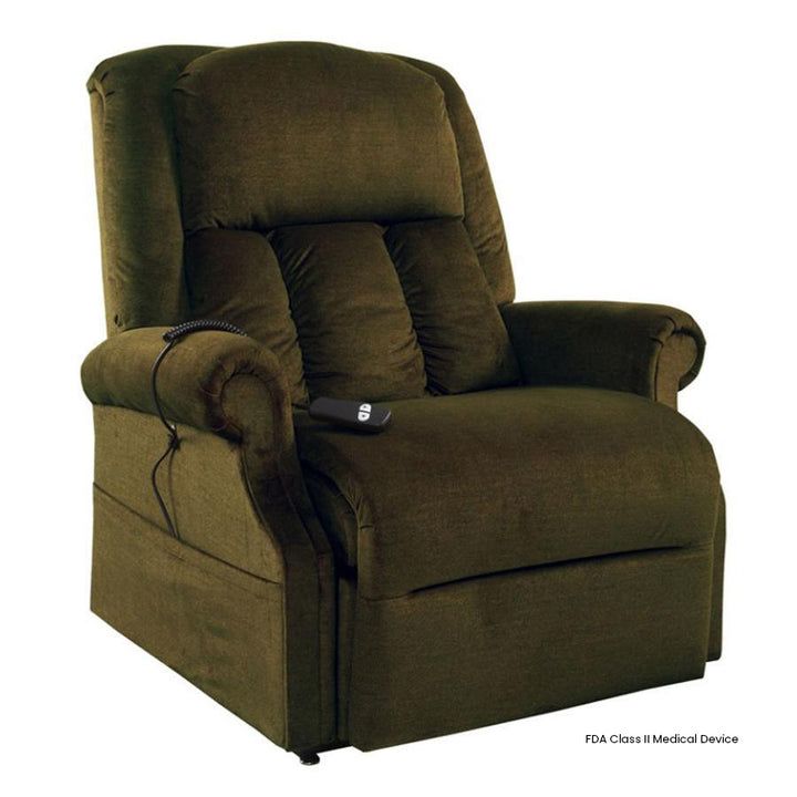 Ultimate Power Recliner Lunar HD NM-7001 3 Position Lift Chair in Forest color from Wish Rock Relaxation