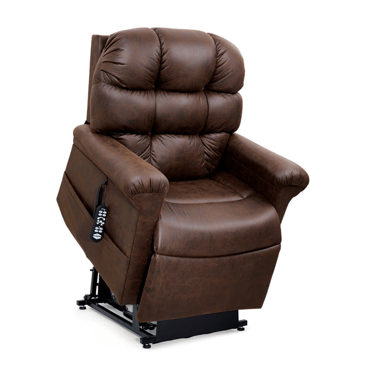 UltraComfort UC568 Athena Medium Large 5 Zone Zero Gravity Lift Chair Recliner -Bourbon